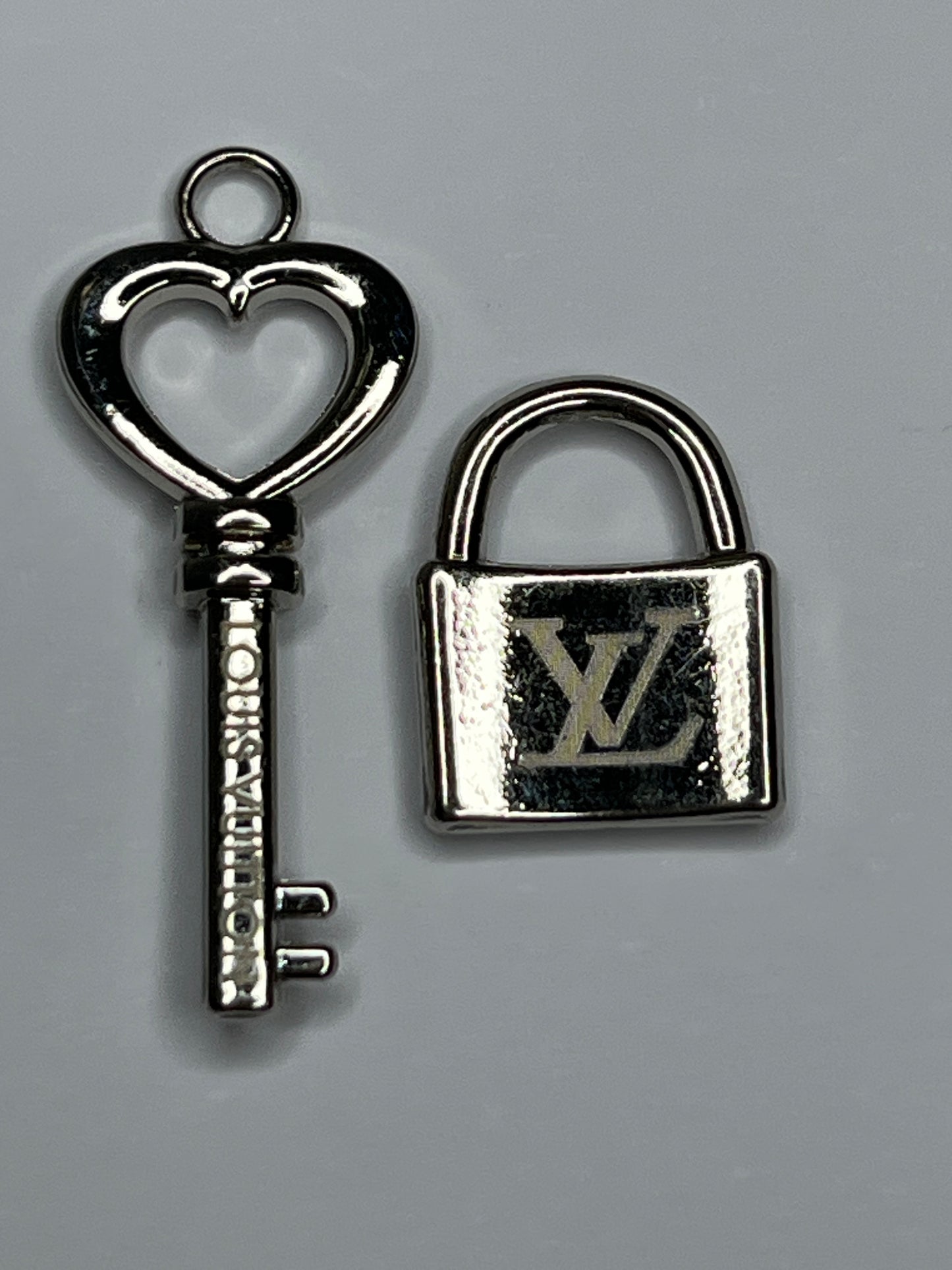 Lock and key Flat Back charms