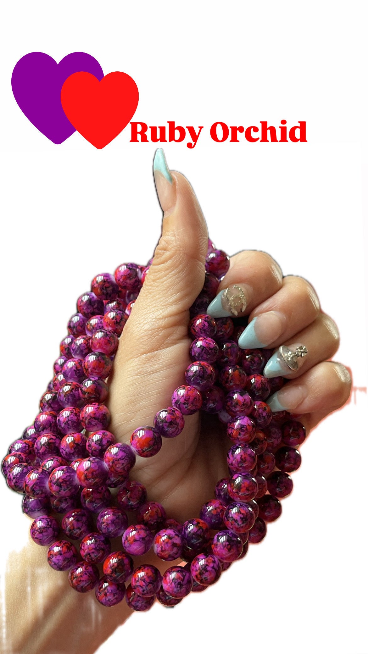 Ruby Orchid Marble