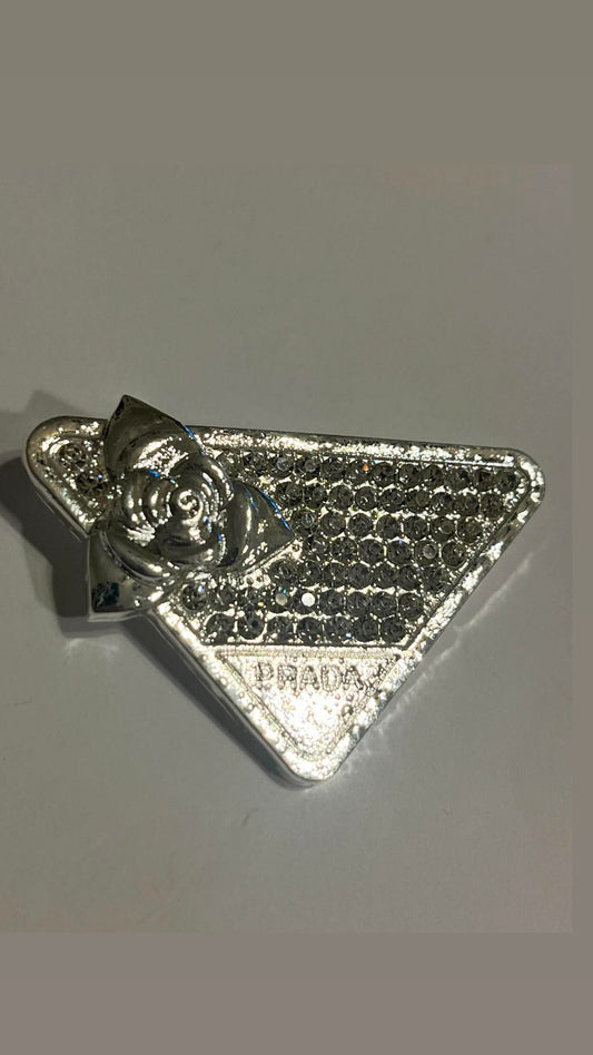 Brooch Silver Bling