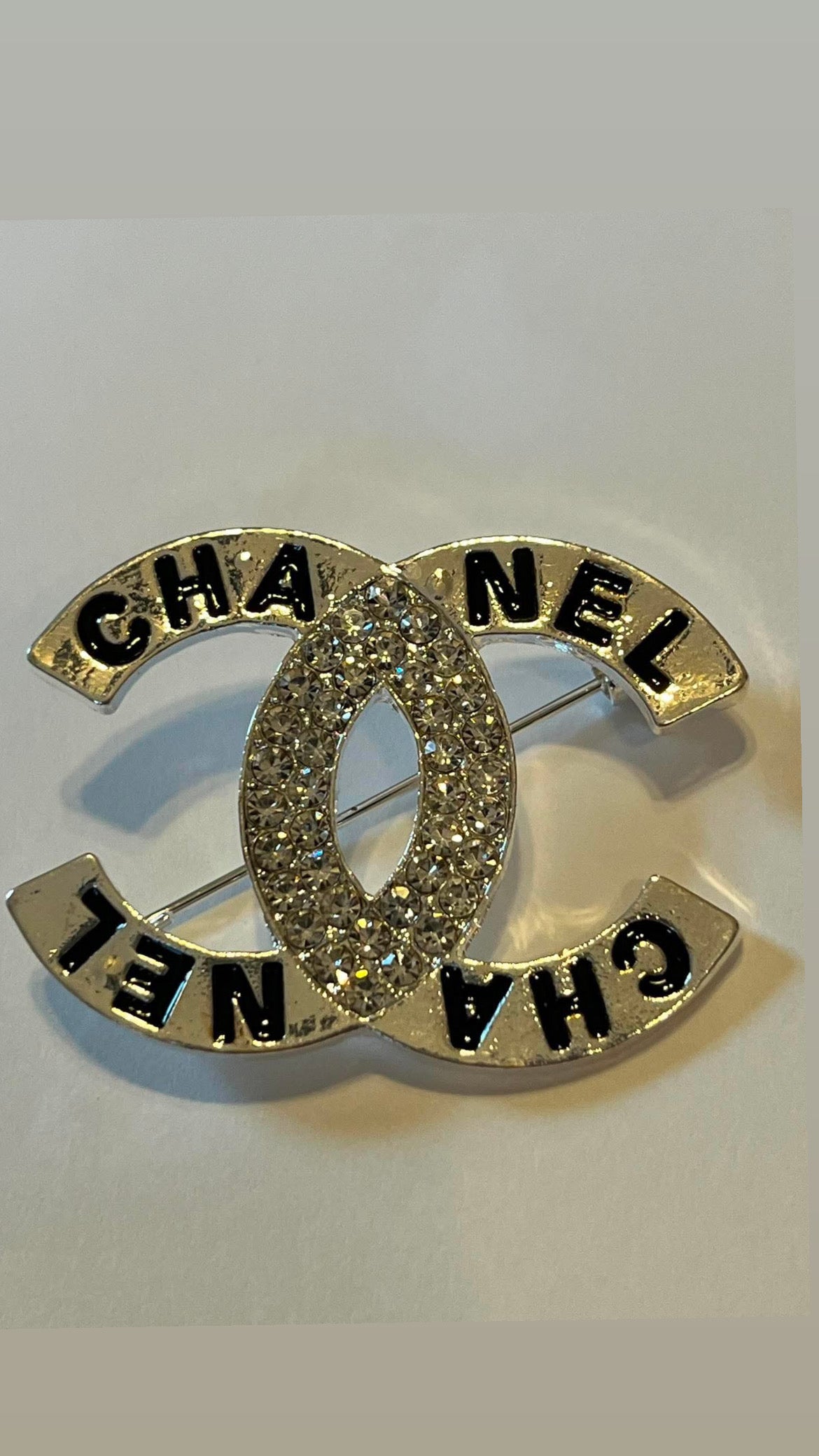 Brooch Silver Bling