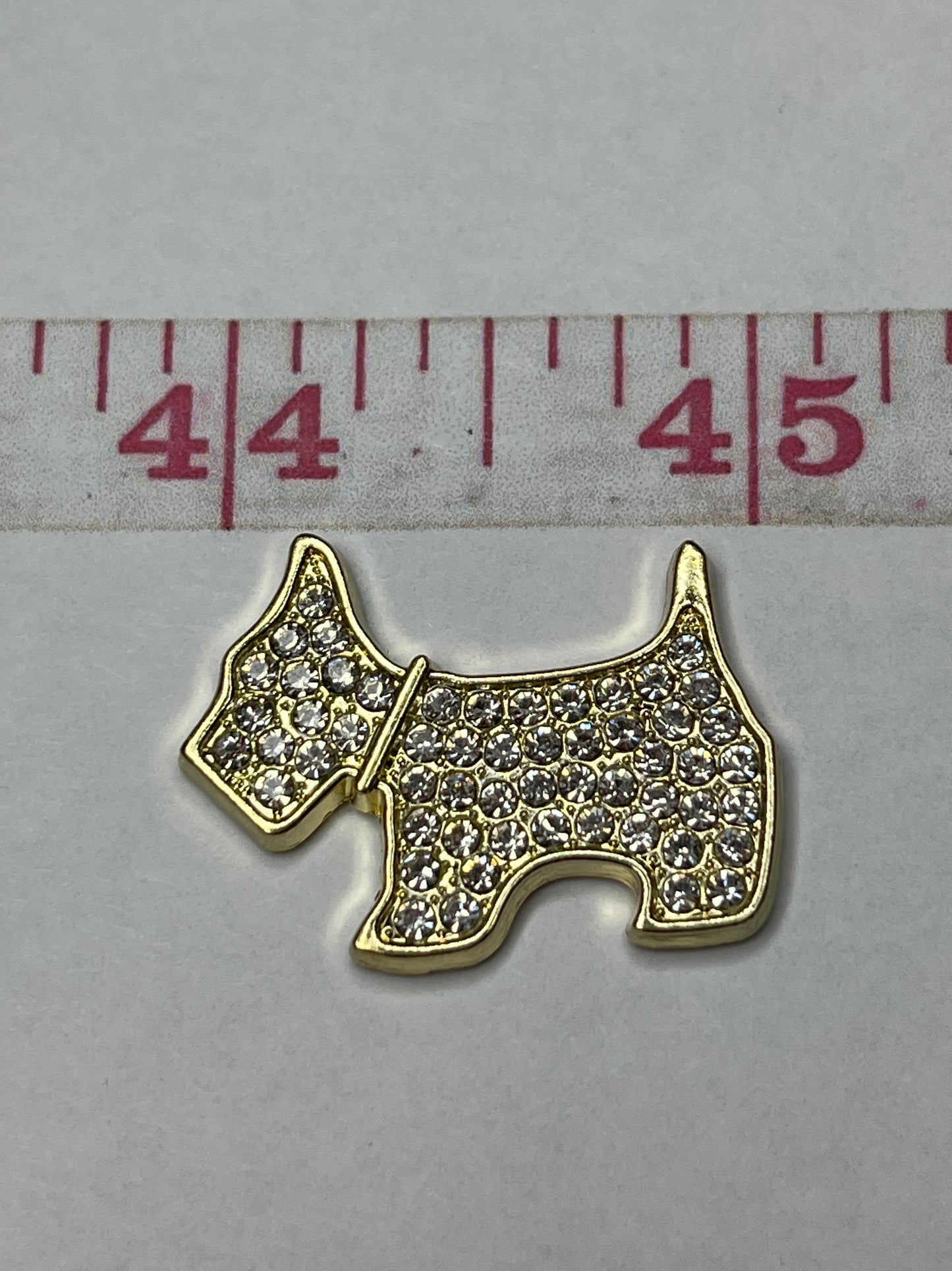 Bling dog flat back junk charms