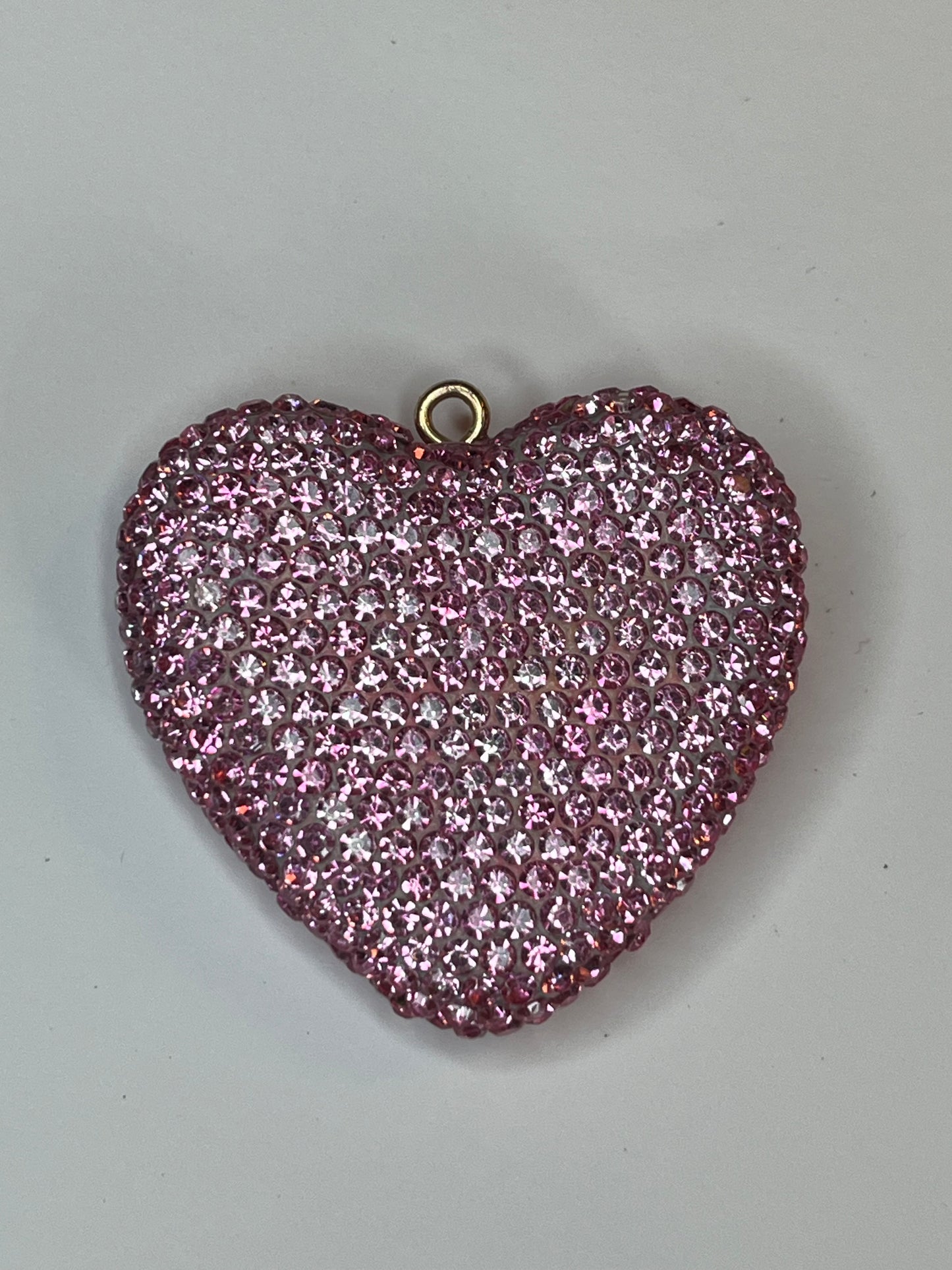 Big pink bling heart