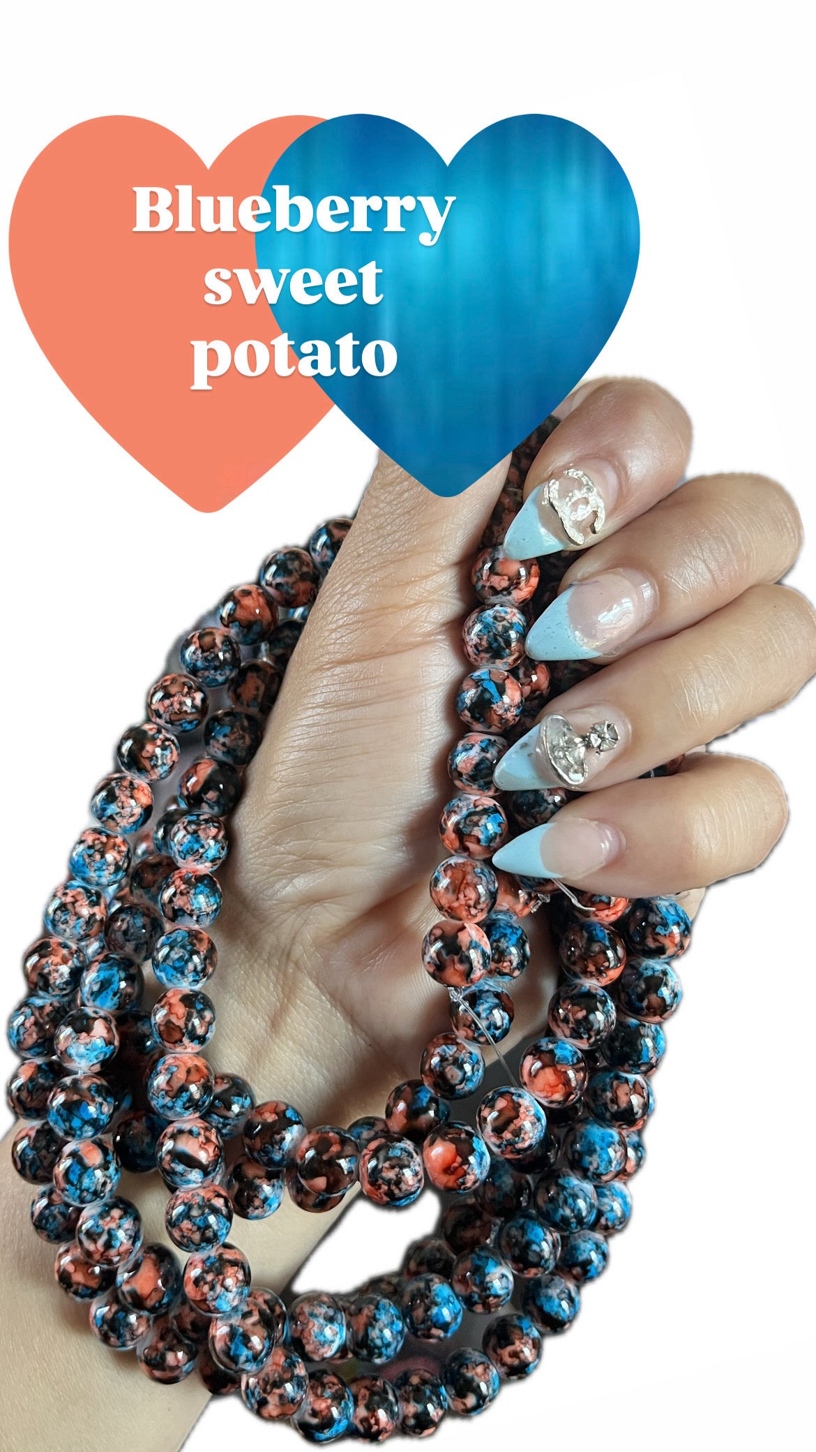 Blueberry Sweet Potato Marble