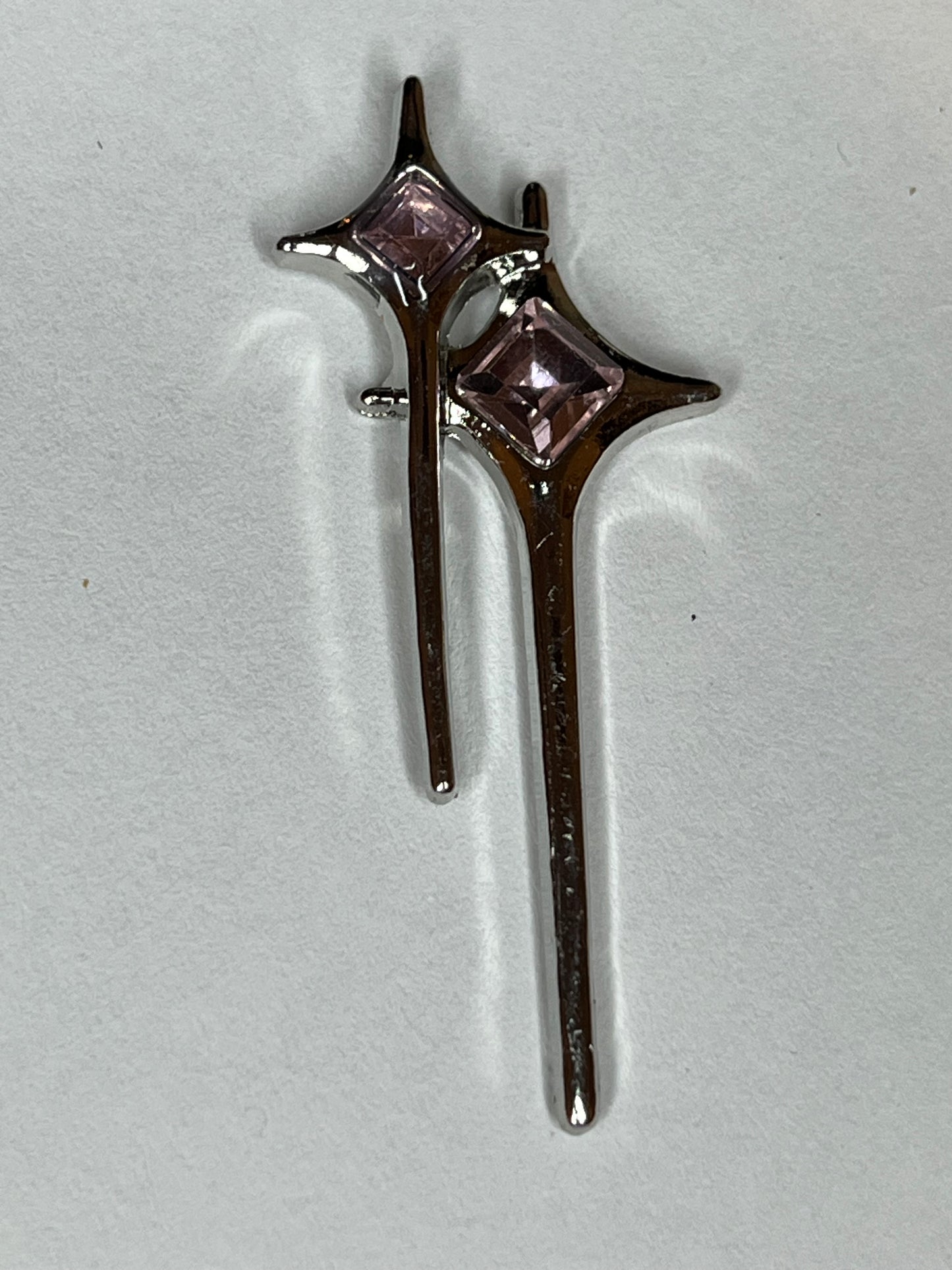 Silver flat back