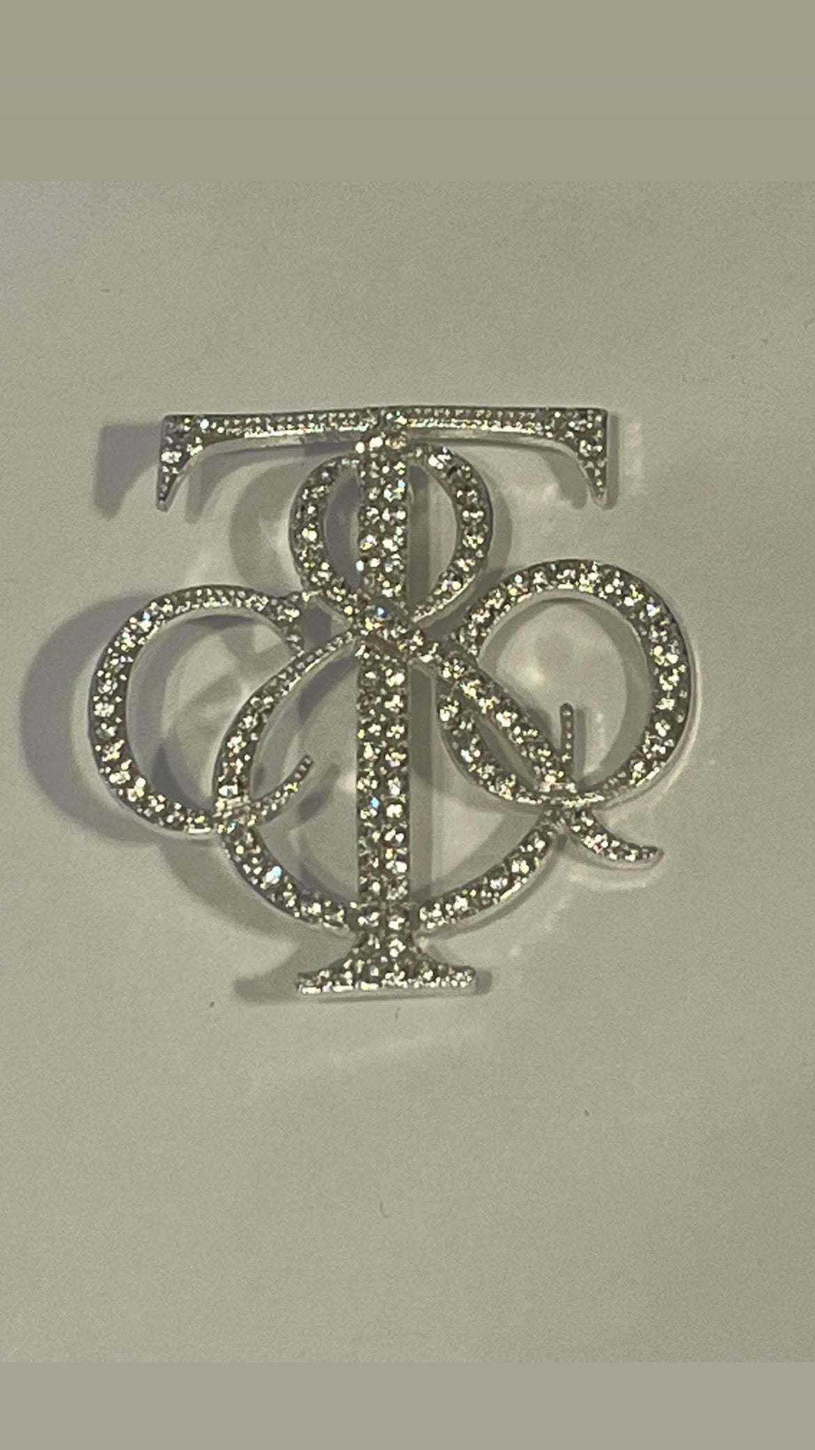 Brooch Silver Bling