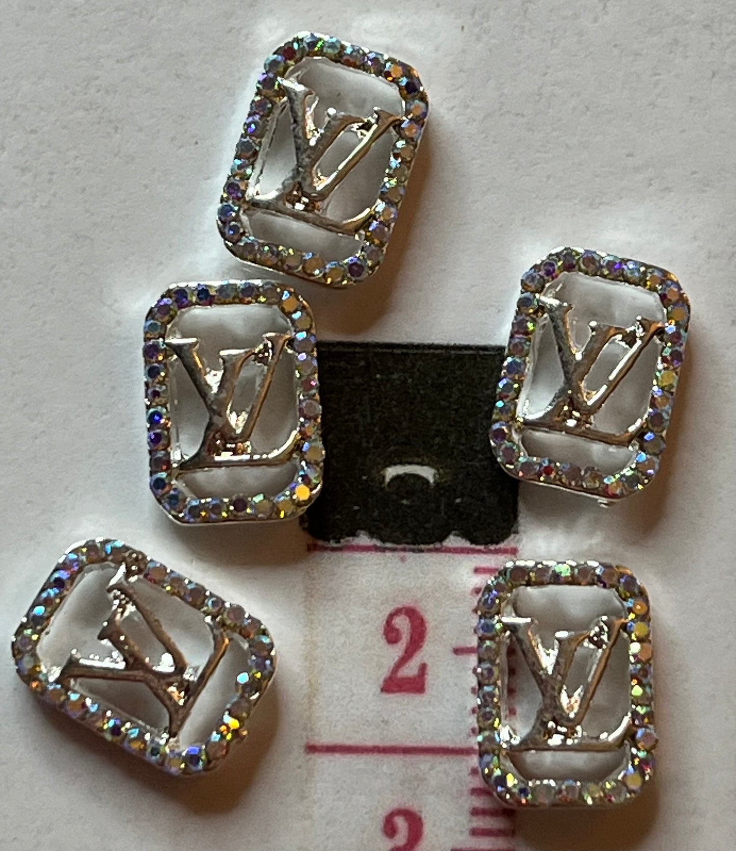Nail art charms 5 piece designer packs (random mixed)