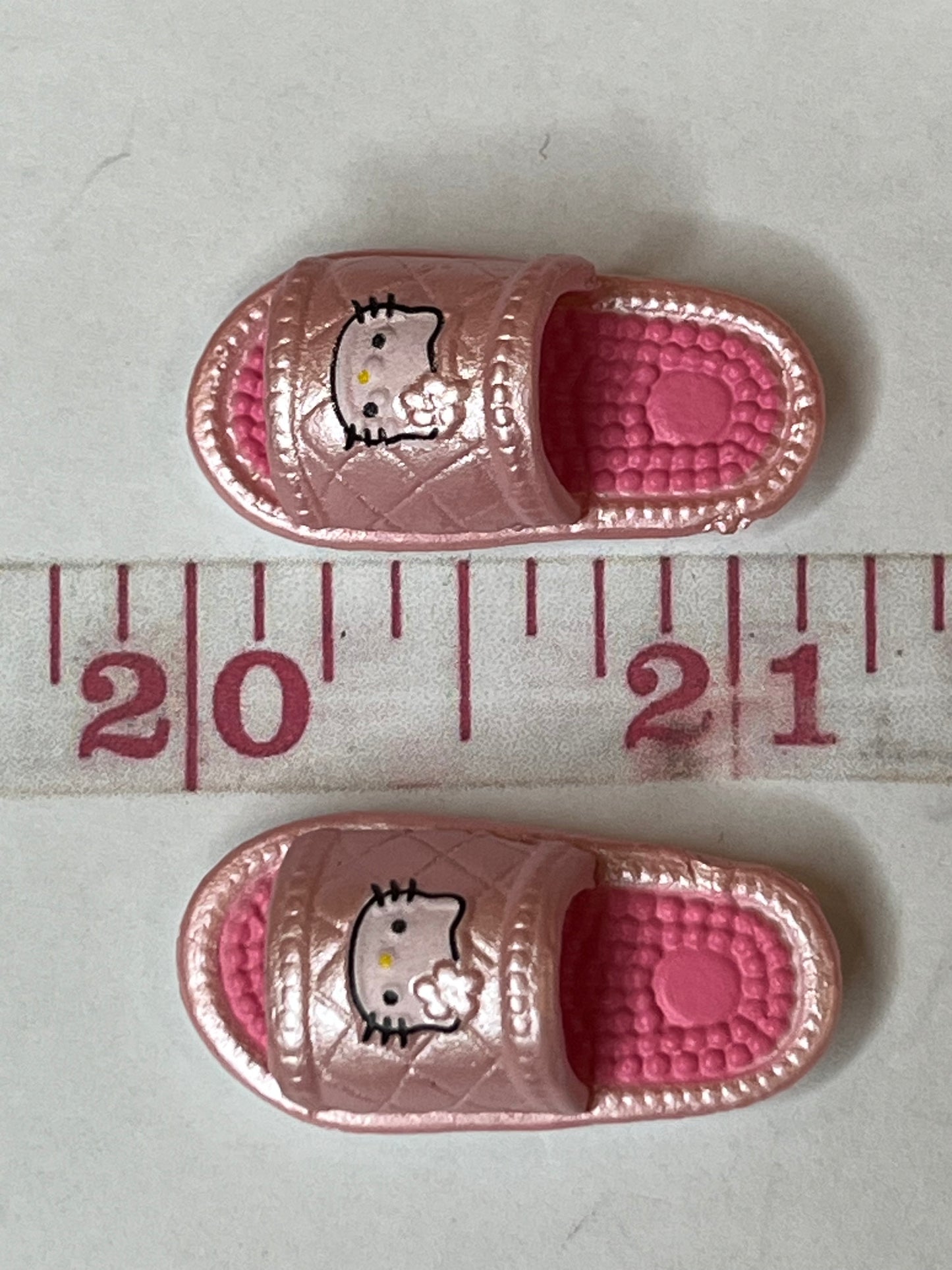 Pink kitty slippers