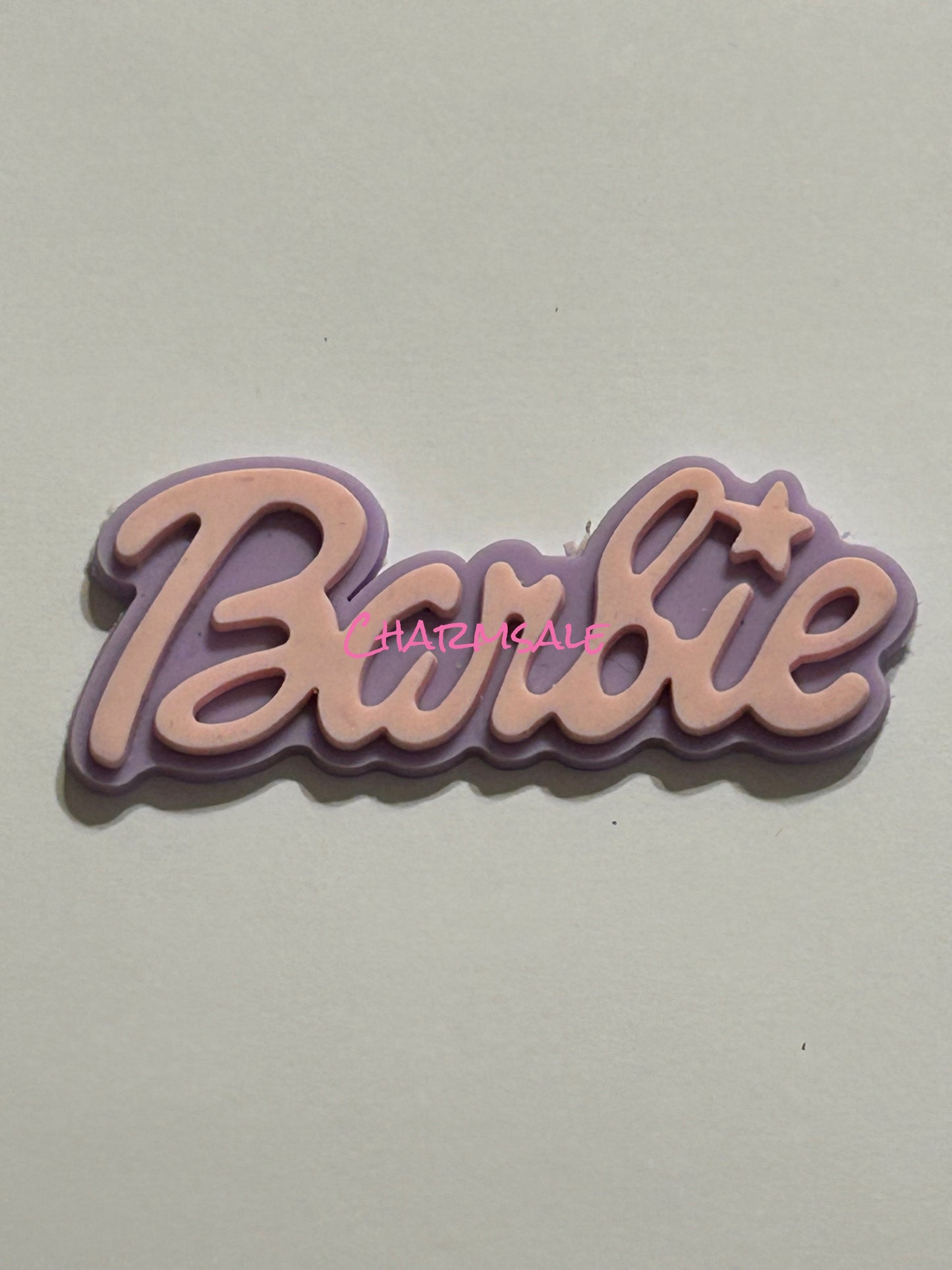 Barbie silicone flat back charm