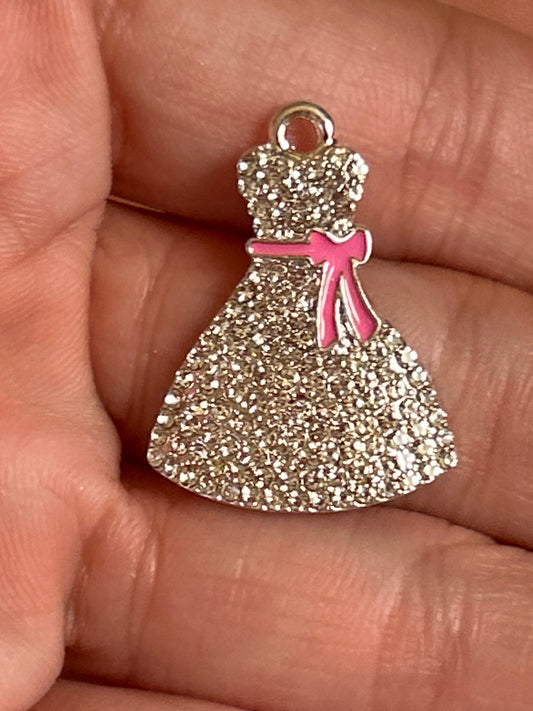 Breast cancer charms (silver)