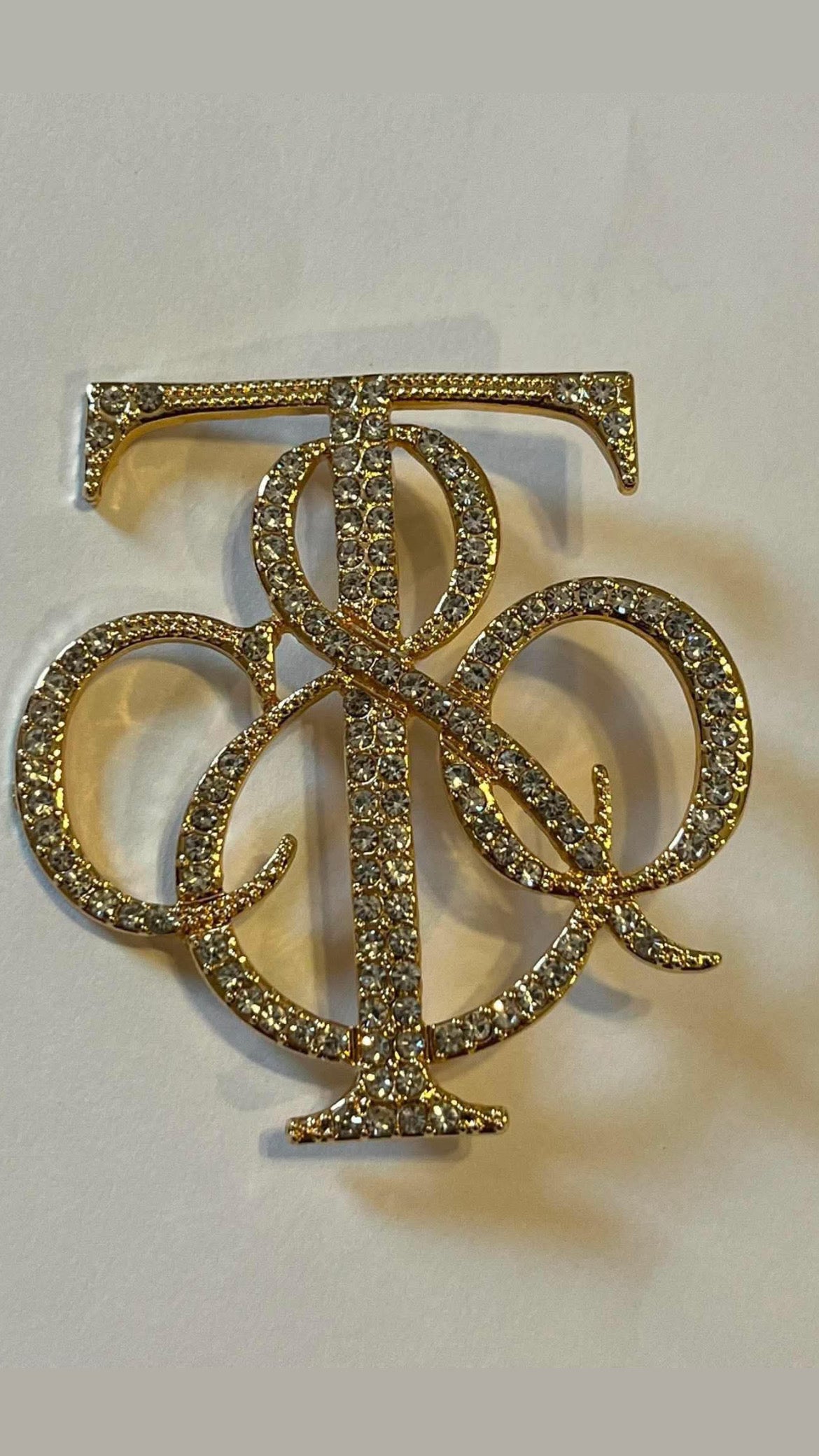 Brooch Gold Bling