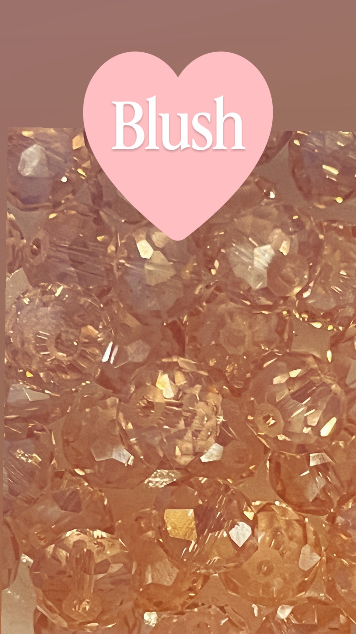 Blush Rhondelle Beads