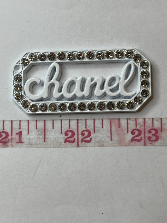 White metal bling flat back