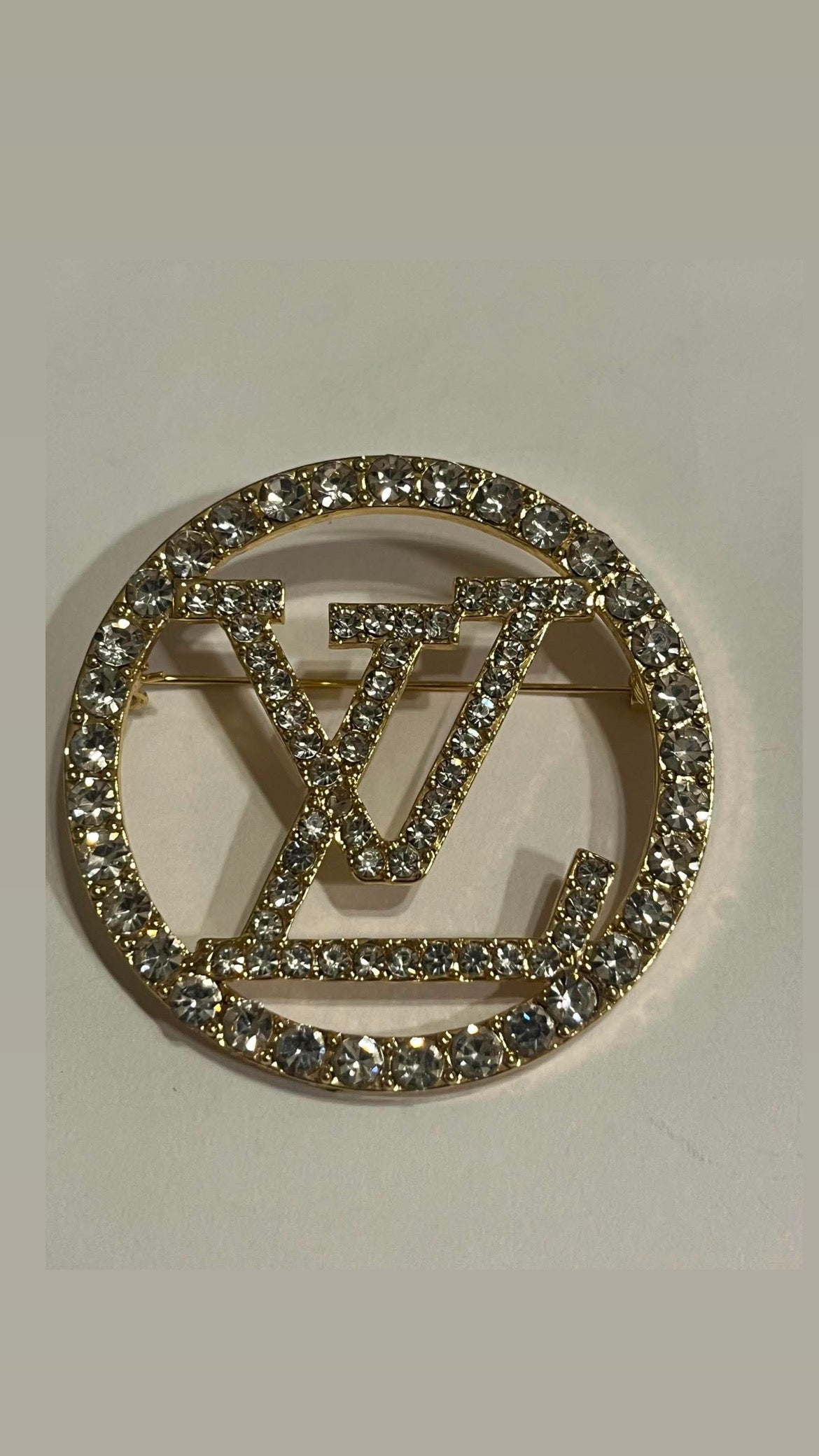 Brooch Gold Bling
