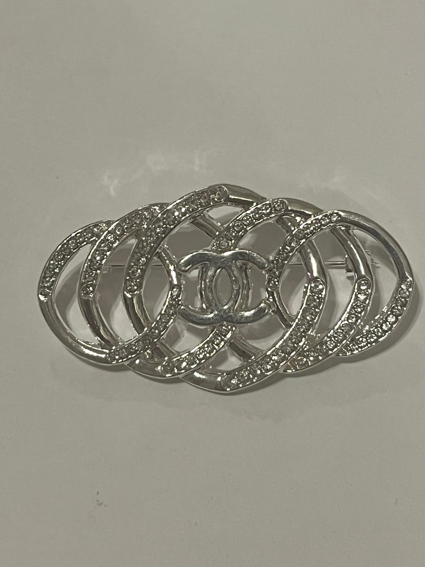 Brooch Silver Bling