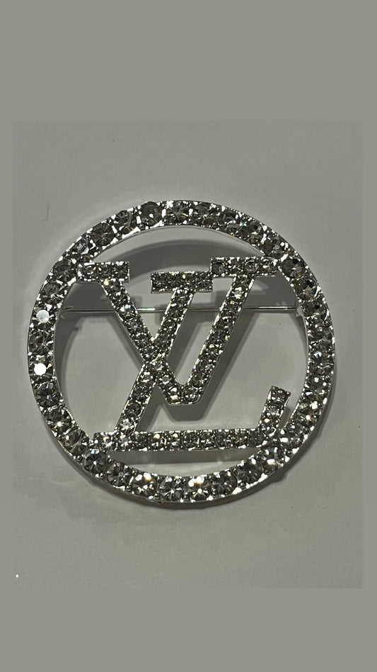Brooch Silver Bling