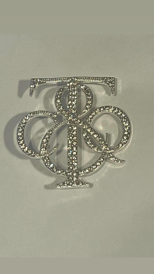 Brooch Silver Bling