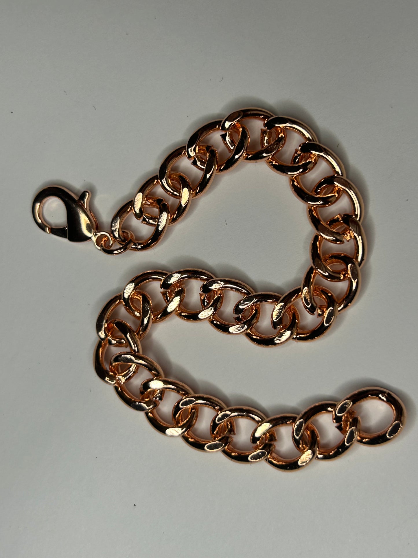 Cuban link bracelet (Rosegold)