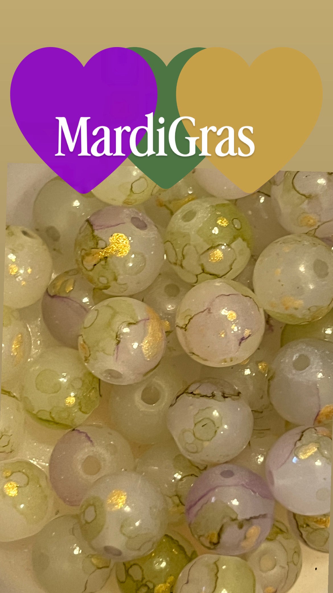 Mardi Gras Marble