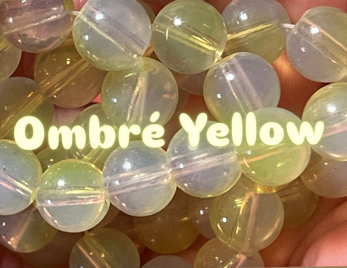 Ombré 10mm Glass Beads