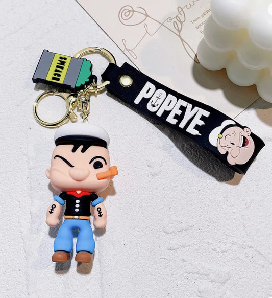 Popeye, the sailor man keychain