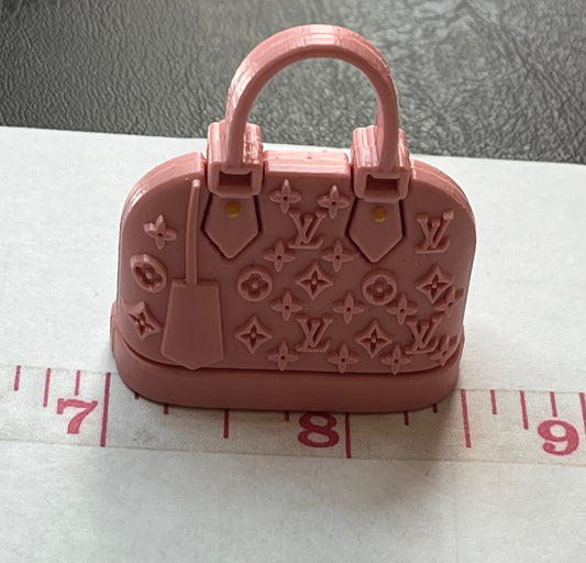 Pink purse charm