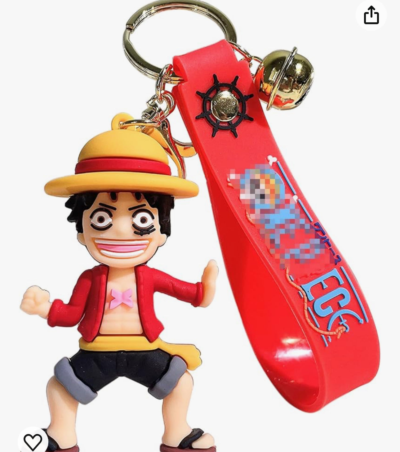 One piece, anime keychain