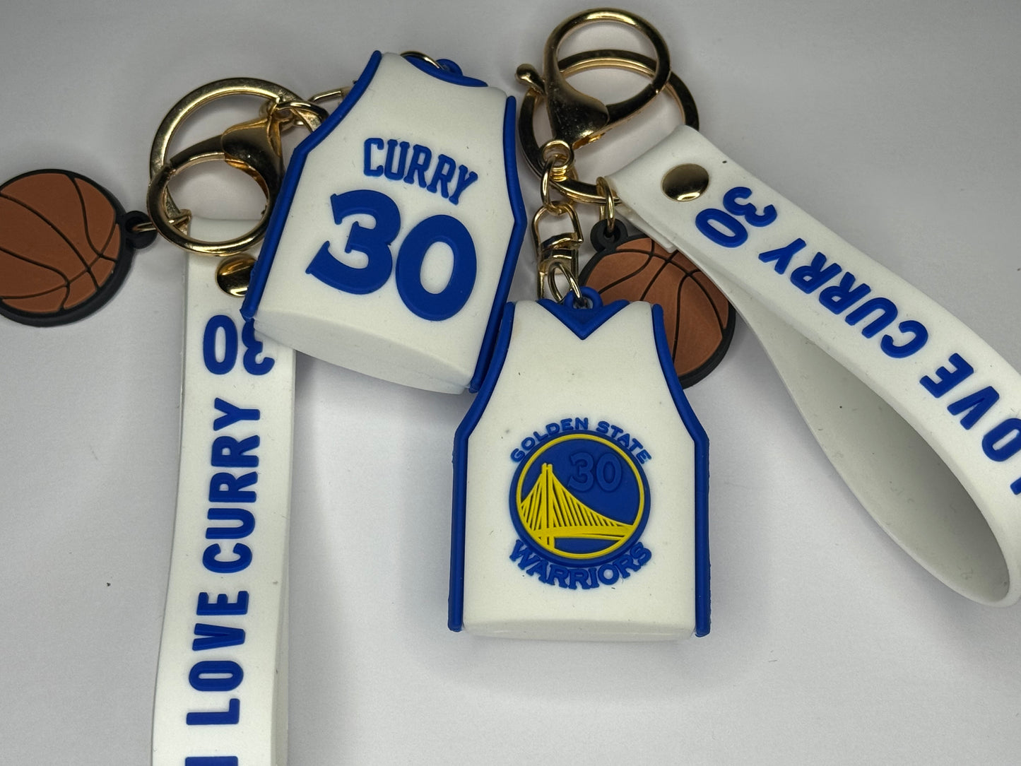 Steph Curry jersey keychains