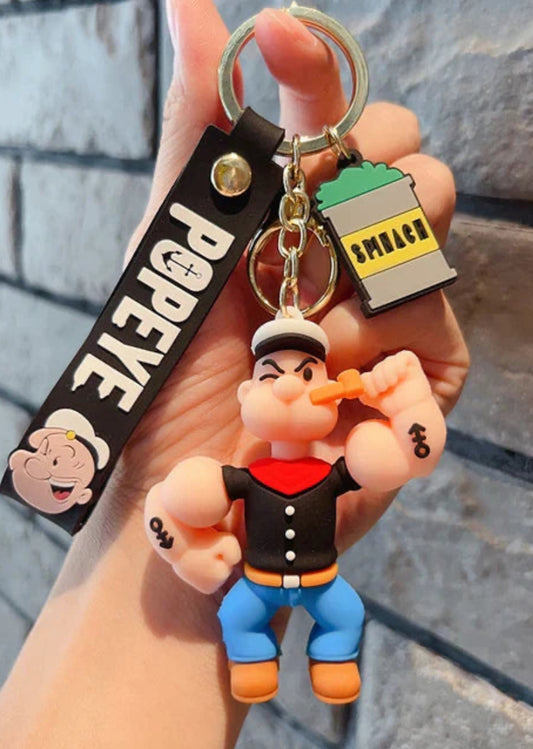 Popeye, the sailor man keychain