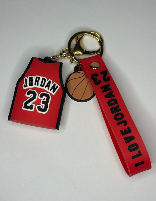 Bulls 23 jersey keychain