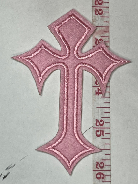 Big cross patch (random colors)