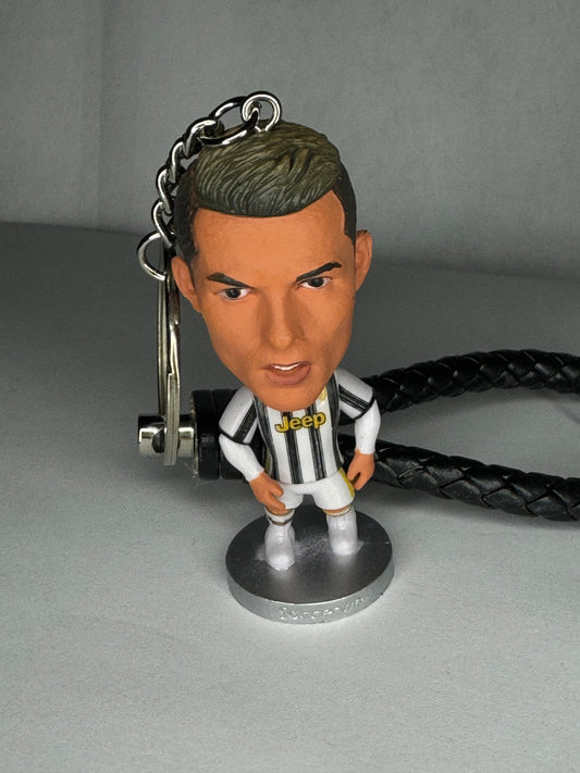 Ronaldo soccer keychain
