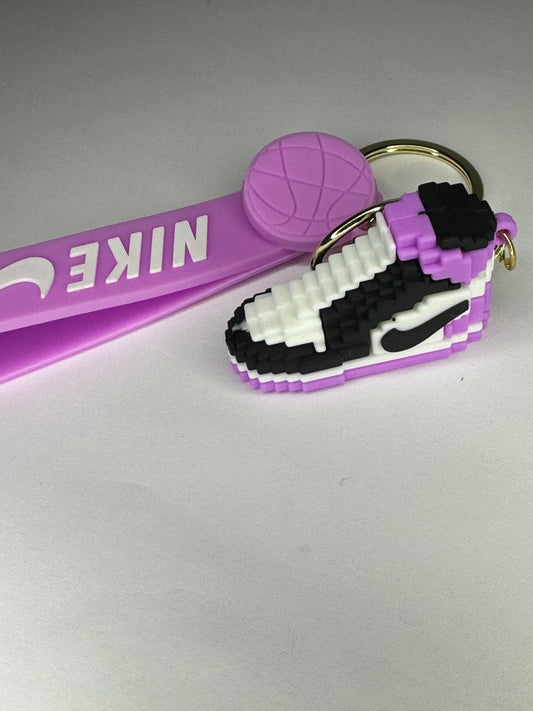 Purple Nike keychain