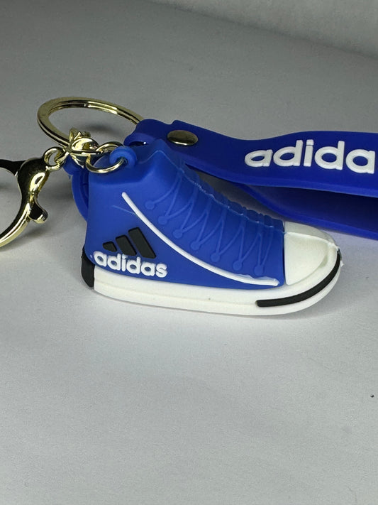 Blue Adidas keychain