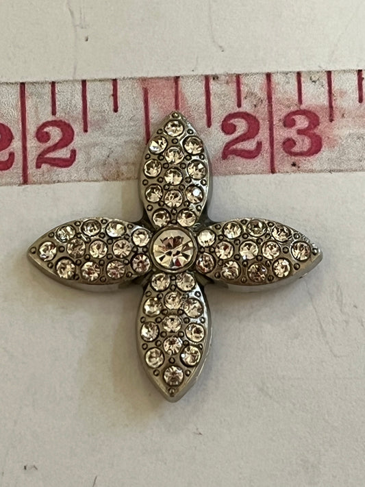 Bling clovers flat back charms