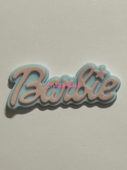 Barbie silicone flat back charm