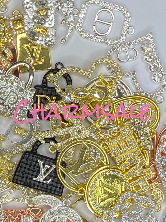 Luxury designer bling bracelet charms