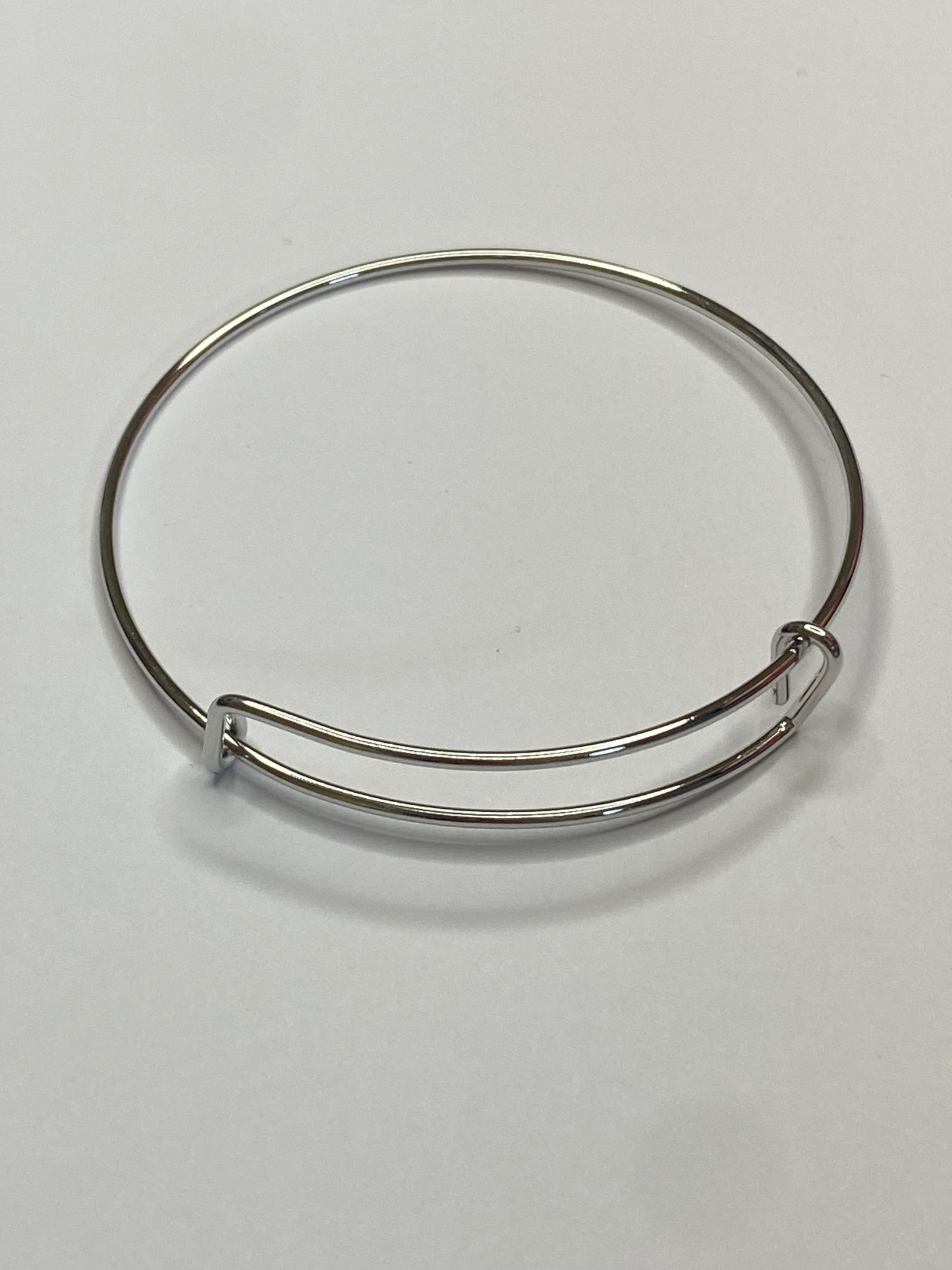 Bangle silver adult adjustable